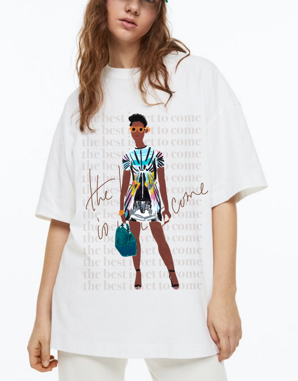 Oversized sensational woman t shirt